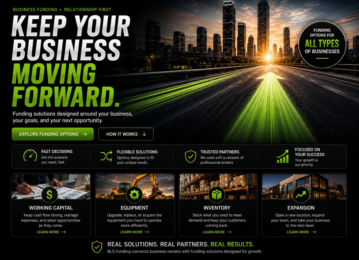 Keep Your Business Moving Forward — BLS Funding